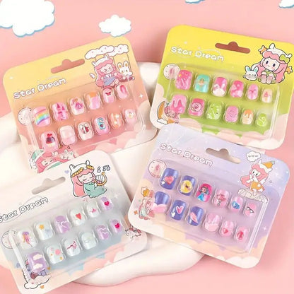 5D Embossed Cute Press On Nails(9002) - Gookka