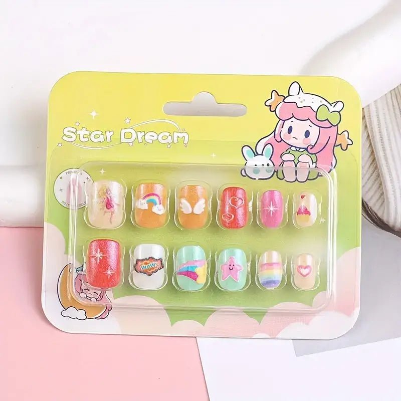 5D Embossed Cute Press On Nails(9002) - Gookka