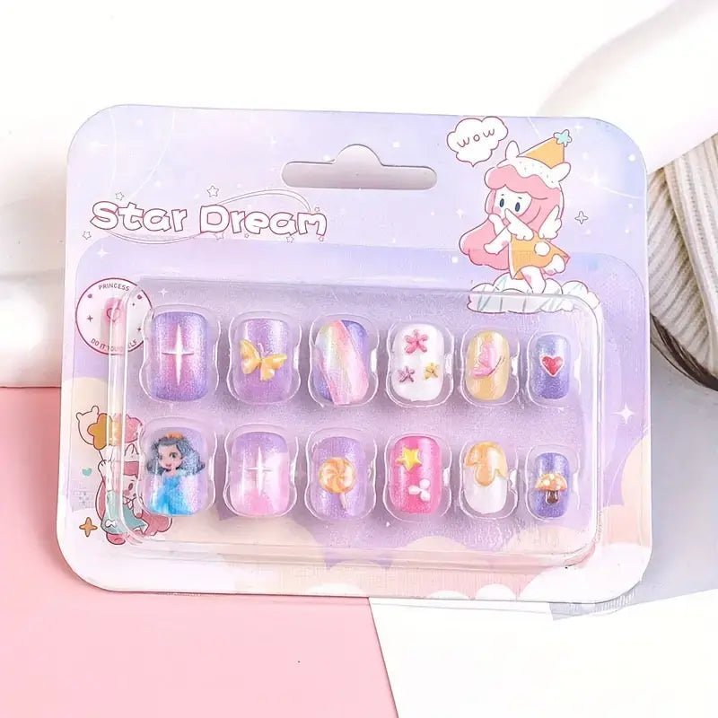 5D Embossed Cute Press On Nails(9002) - Gookka