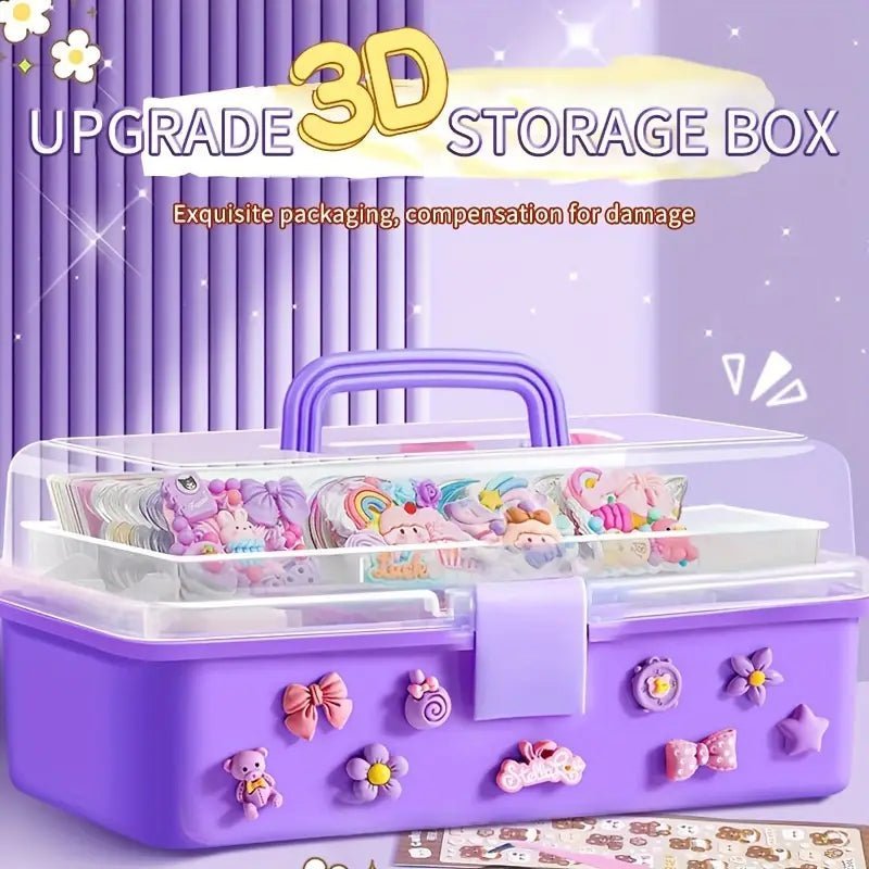 707pcs Gookka Guka Stickers Storage Box Set(1011) - Gookka