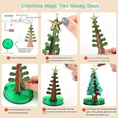 DIY Magic Christmas Tree Crystal Growing Kit (8005) - Gookka