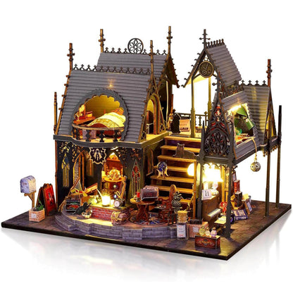 Magic Time DIY Miniature Dollhouse Kit (10013) - Create Your Own Magical Miniature World  DIY Miniature Dollhouse Kit (10013) - Magic Time Themed Craft Project for Hobbyists  Magic Time DIY Dollhouse Kit (10013) - Perfect Miniature Craft for Collectors