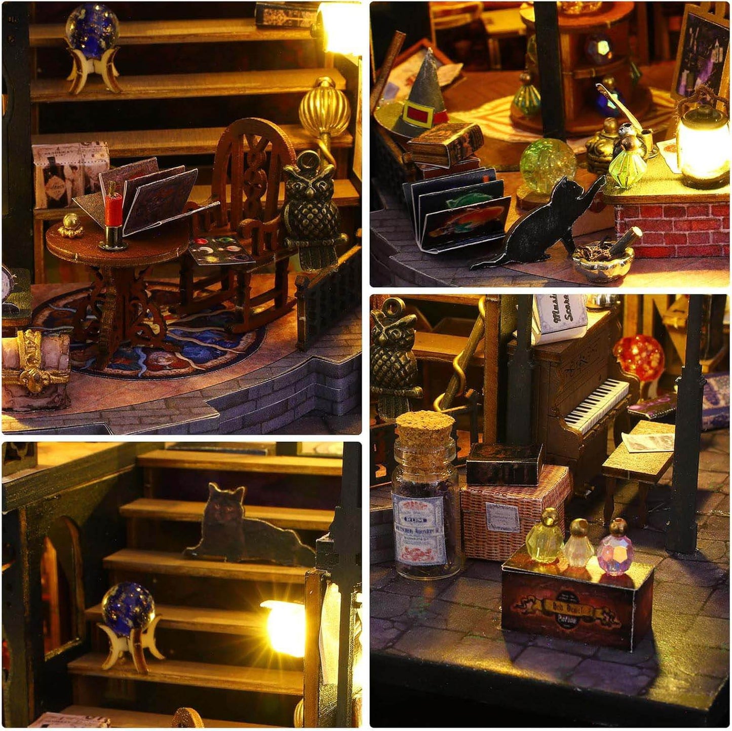 Magic Time DIY Miniature Kit (10013) - Perfect for Creating a Magical Miniature House  DIY Magic Time Miniature Dollhouse Kit (10013) - Build a Dreamy Fantasy Home