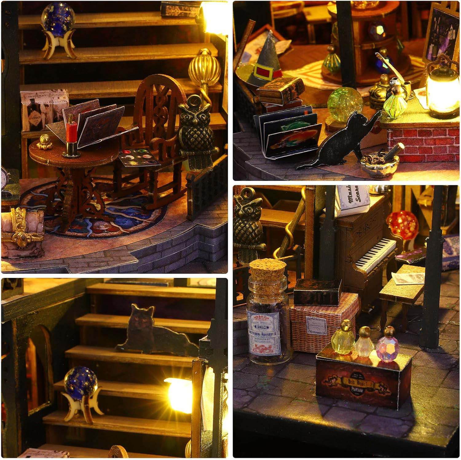 Magic Time DIY Miniature Kit (10013) - Perfect for Creating a Magical Miniature House  DIY Magic Time Miniature Dollhouse Kit (10013) - Build a Dreamy Fantasy Home