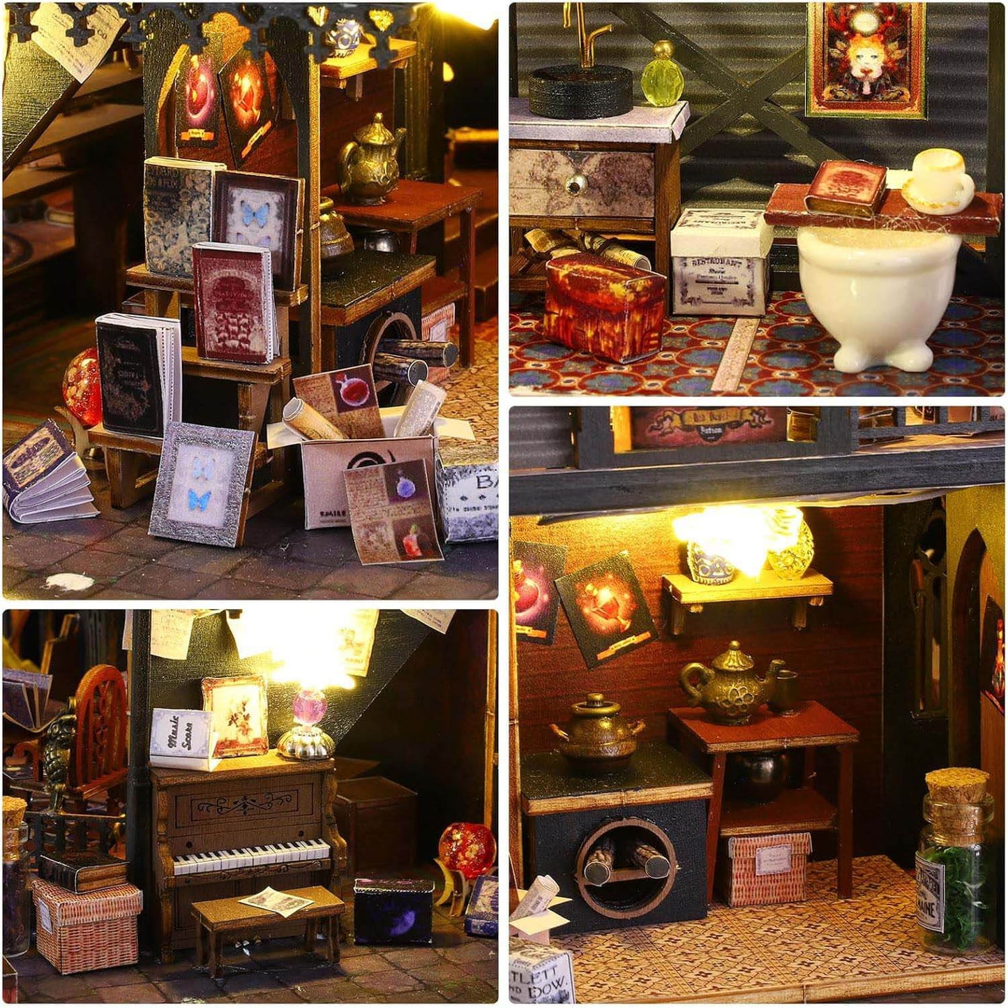 Magic Time DIY Dollhouse Kit (10013) - Create a Beautifully Detailed Miniature World  DIY Miniature Dollhouse Kit Magic Time (10013) - Craft a Magical Home with Intricate Details  Magic Time DIY Kit (10013) - Build a Stunning Magical Dollhouse for Your Co