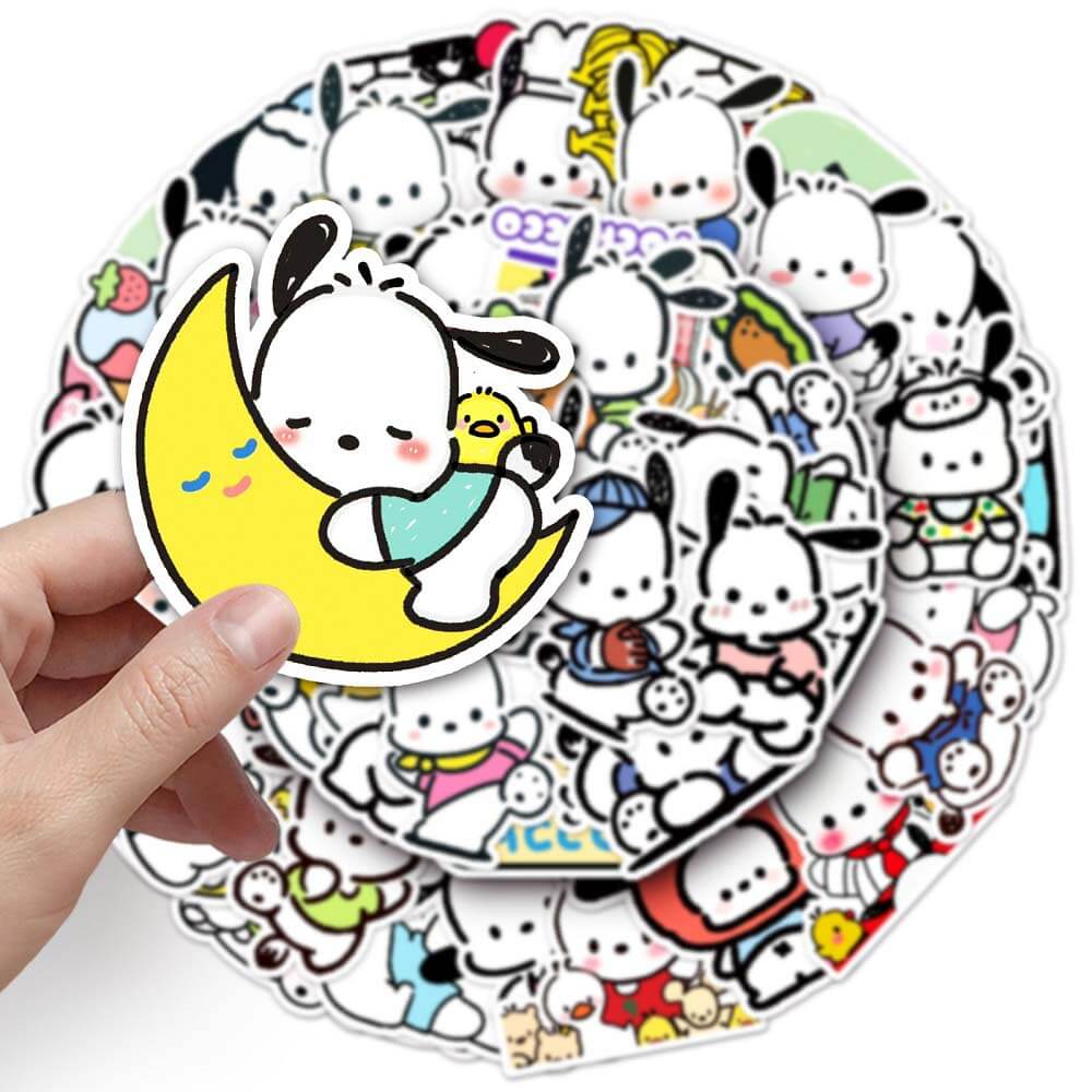Pacha 50pcs Stickers for Kids and Adults - Ideal for Personal Projects  Pacha Stickers Set - 50 Pieces of Fun Designs for Your Crafting Needs