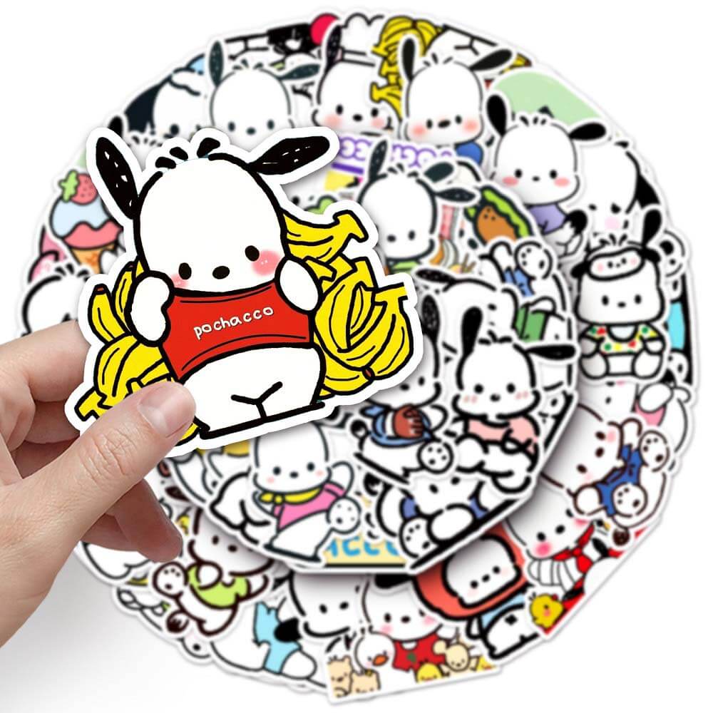 High-Quality Pacha 50pcs Stickers for Personalizing Accessories and Gifts  Cute Pacha Stickers - 50pcs for Customizing Notebooks, Journals, and Laptops