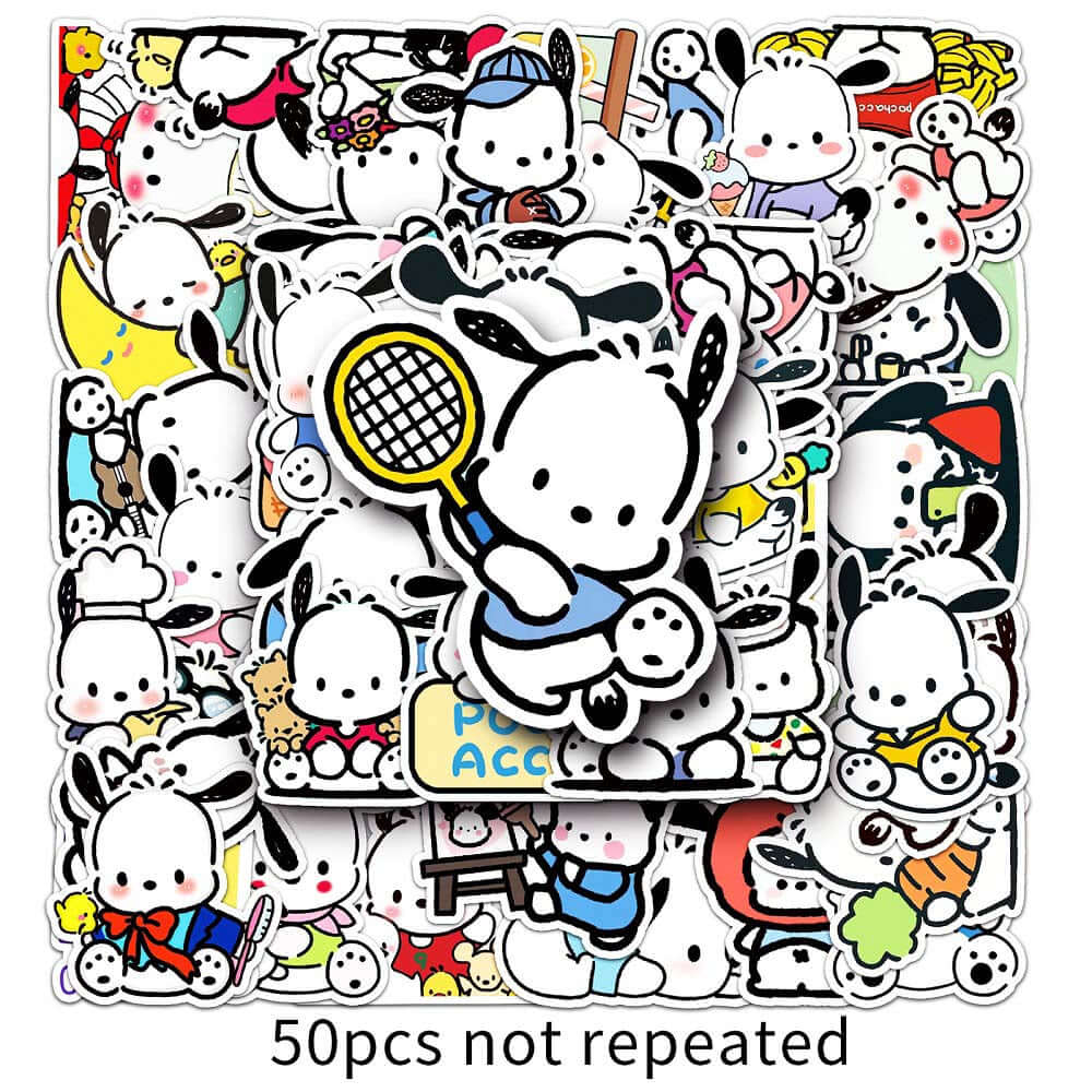 50pcs Pacha Stickers for Creative Projects and Fun Decorations  Pacha Stickers Set - 50pcs for Crafting, DIY Projects, and Personalization