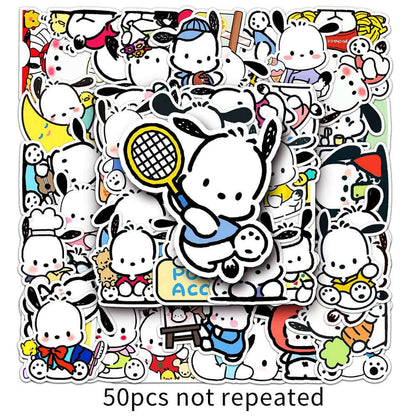 50pcs Pacha Stickers for Creative Projects and Fun Decorations  Pacha Stickers Set - 50pcs for Crafting, DIY Projects, and Personalization