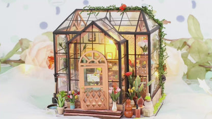 Jenny Greenhouse DIY Miniature Dollhouse Kit(10002)